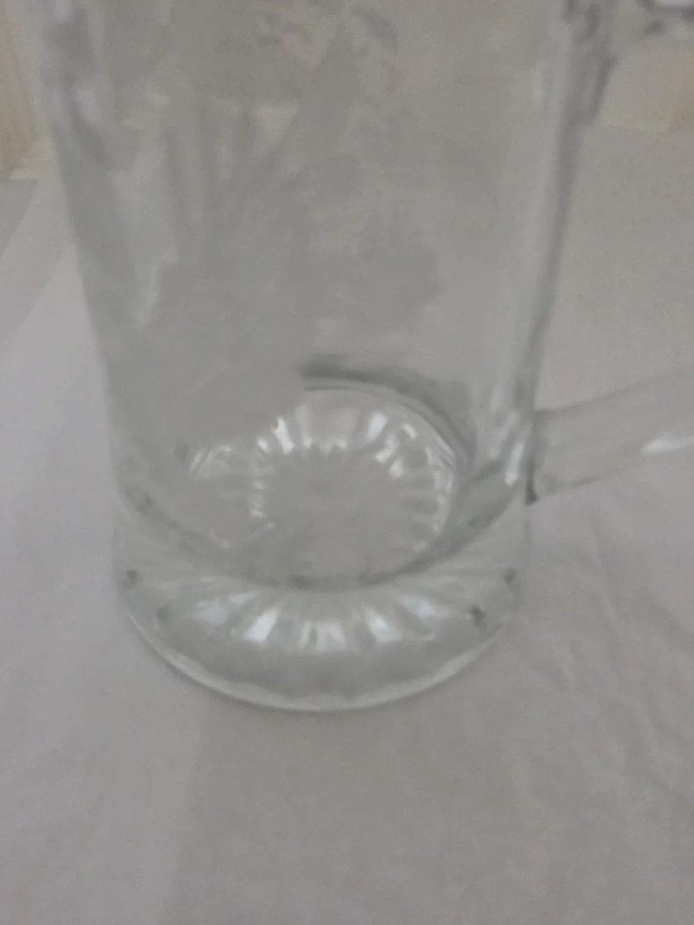 Glass Beer Stein with Metal Eagle-Handled Lid - Pewter-Tone
